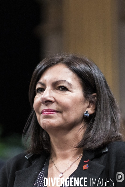 Anne Hidalgo, voeux aux élus.