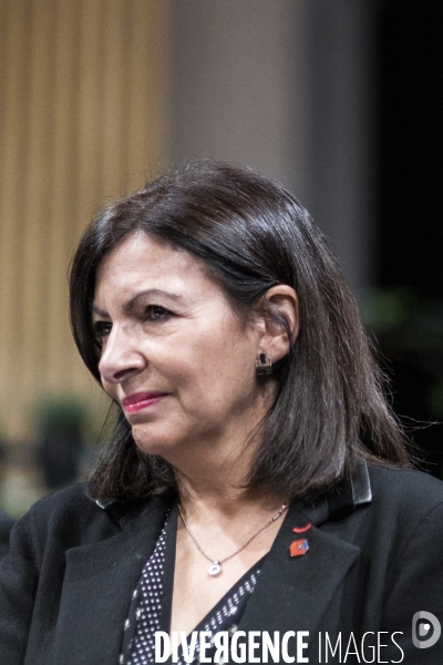 Anne Hidalgo, voeux aux élus.