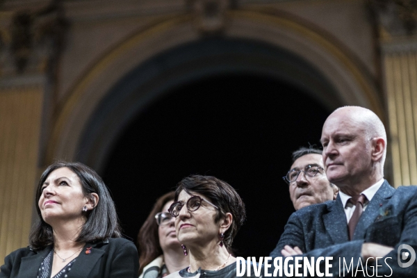 Anne Hidalgo, voeux aux élus.