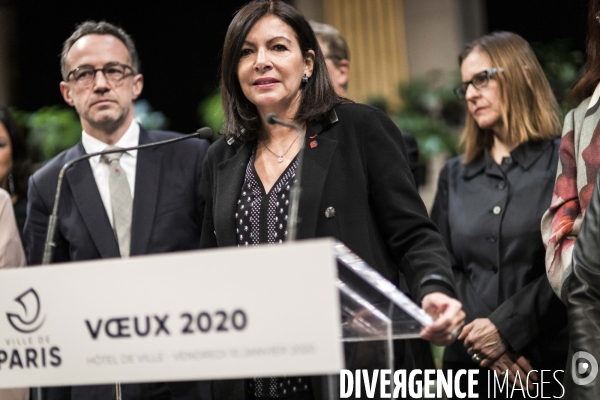 Anne Hidalgo, voeux aux élus.