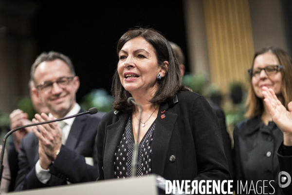 Anne Hidalgo, voeux aux élus.