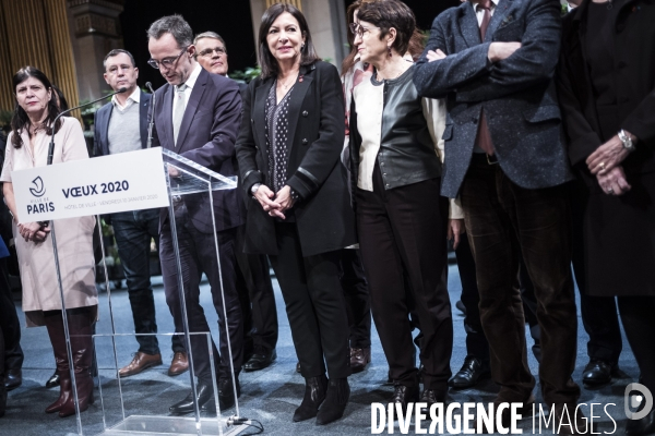 Anne Hidalgo, voeux aux élus.