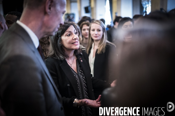 Anne Hidalgo, voeux aux élus.