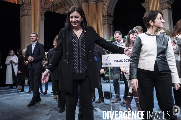 Anne Hidalgo, voeux aux élus.