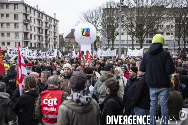 Manifestation contre la réforme des retraites