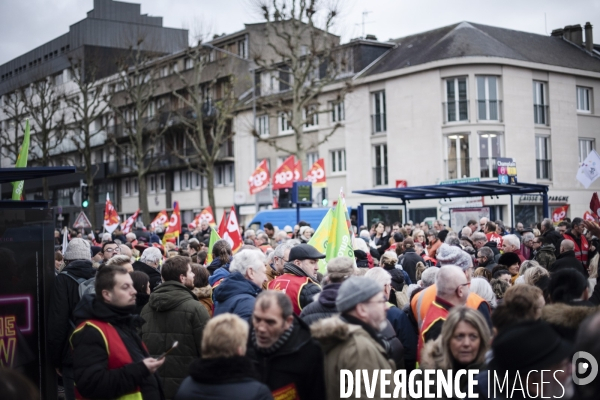 Manifestation contre la réforme des retraites