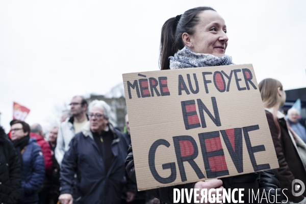 Manifestation contre la réforme des retraites