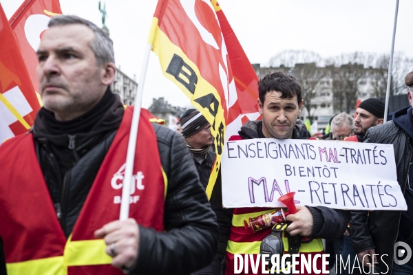 Manifestation contre la réforme des retraites