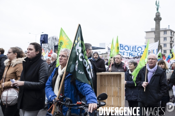 Manifestation contre la réforme des retraites