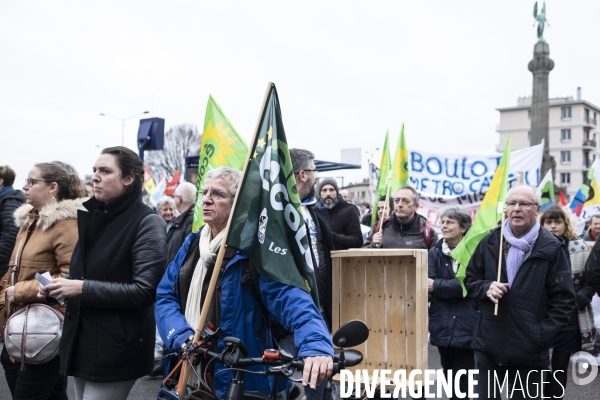 Manifestation contre la réforme des retraites