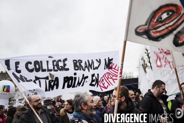 Manifestation contre la réforme des retraites