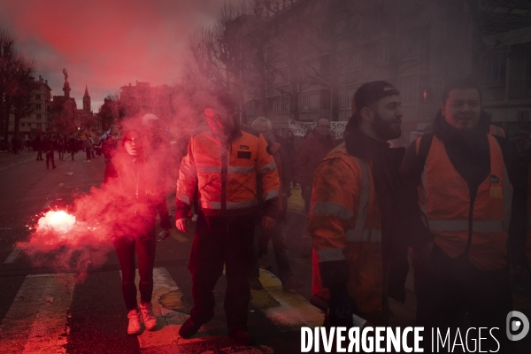 Manifestation contre la réforme des retraites