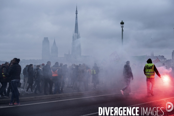 Manifestation contre la réforme des retraites