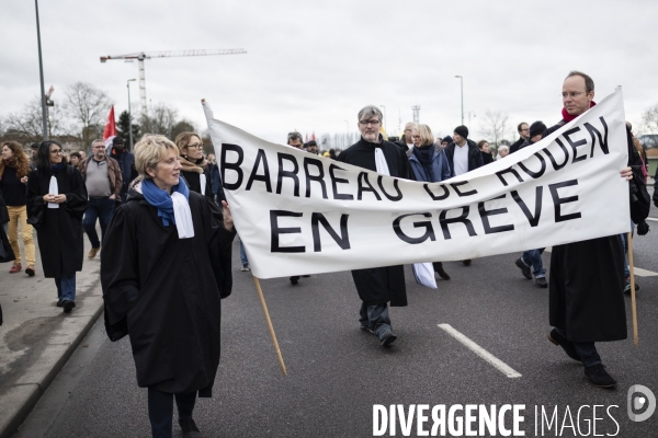 Manifestation contre la réforme des retraites