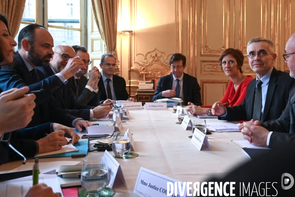 Réforme des retraites, négociations à Matignon.