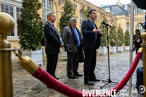 Réforme des retraites, négociations à Matignon.