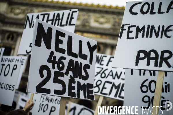 Marche contre les violences faites aux femmes.