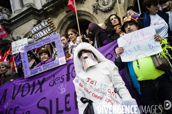 Marche contre les violences faites aux femmes.