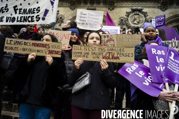 Marche contre les violences faites aux femmes.