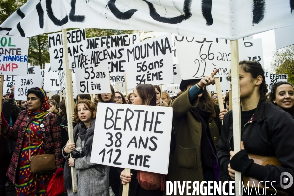 Marche contre les violences faites aux femmes.