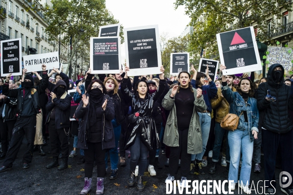 Marche contre les violences faites aux femmes.