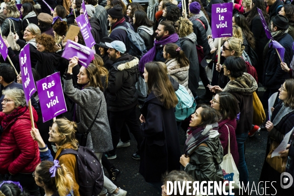 Marche contre les violences faites aux femmes.