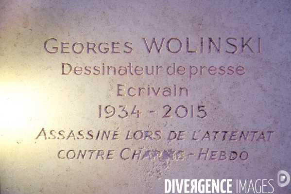 Tombe dégradée de Georges Wolinski