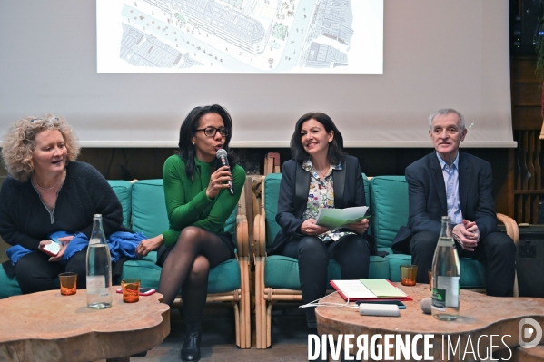 Déplacement d Anne Hidalgo sur le thème du climat