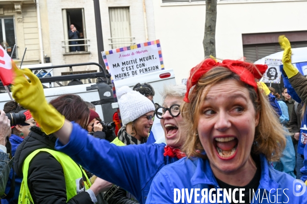 Manifestation contre la réforme des retraites