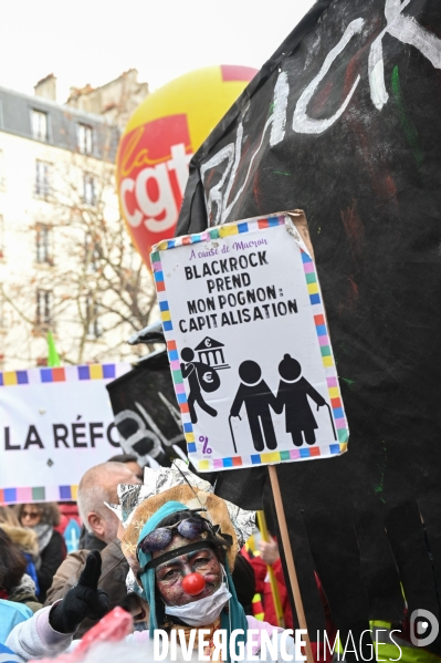 Manifestation contre la réforme des retraites