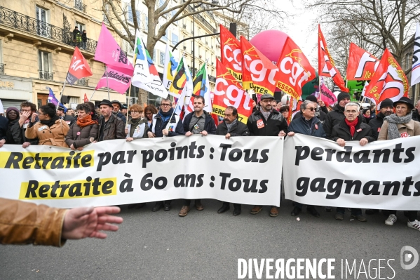 Manifestation contre la réforme des retraites