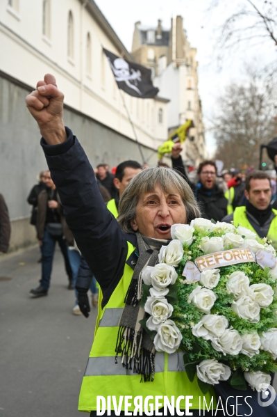 Manifestation contre la réforme des retraites