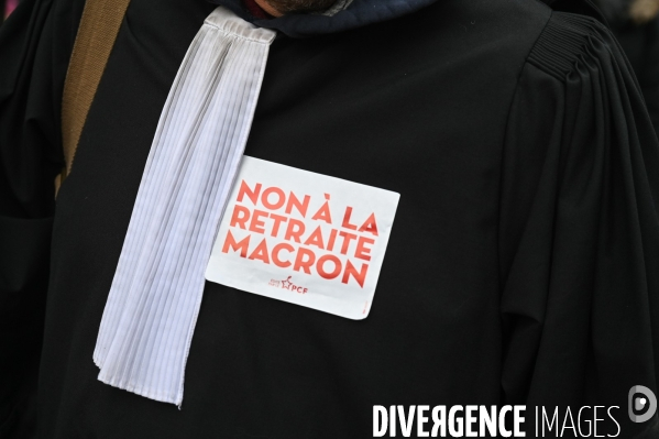 Manifestation contre la réforme des retraites