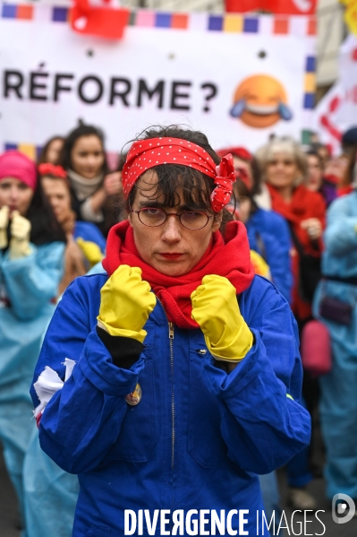 Manifestation contre la réforme des retraites