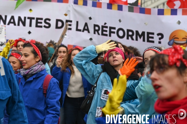 Manifestation contre la réforme des retraites