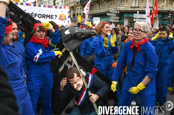 Manifestation contre la réforme des retraites