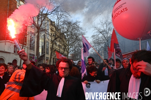 Manifestation contre la réforme des retraites