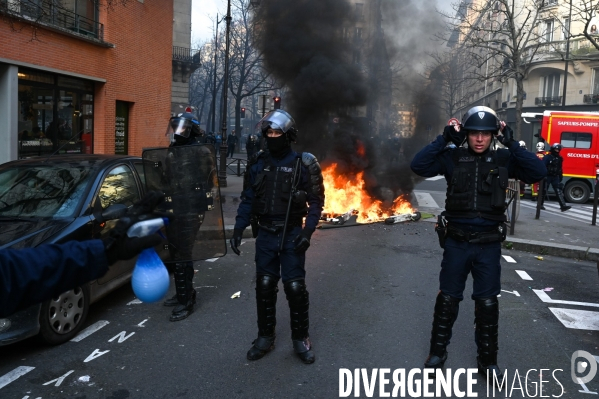 Manifestation contre la réforme des retraites