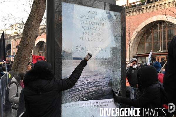 Manifestation contre la réforme des retraites