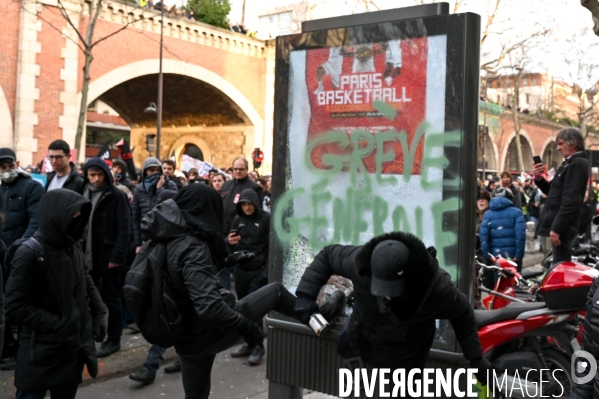 Manifestation contre la réforme des retraites