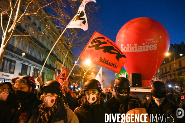 Manifestation contre la réforme des retraites