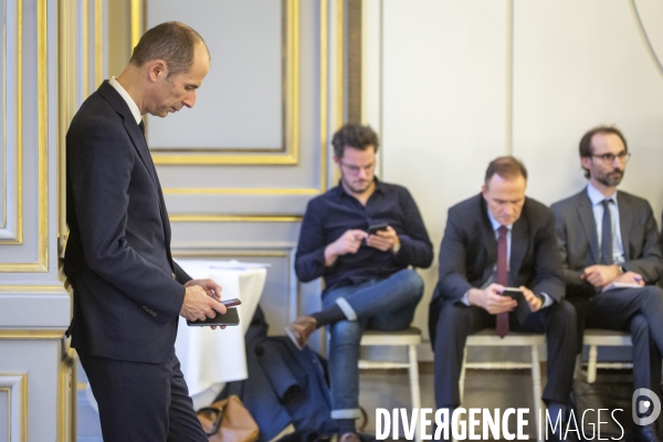 Emmanuel Macron presente ses voeux à la presse