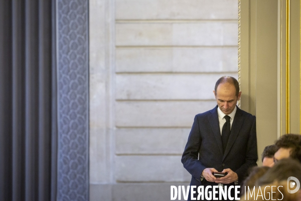 Emmanuel Macron presente ses voeux à la presse