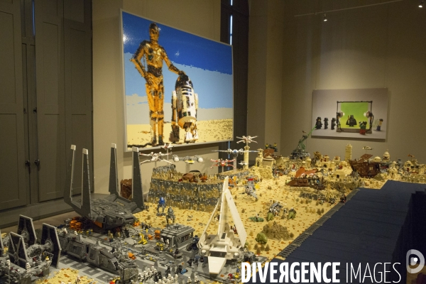 Cine en briques  expo lego a versailles