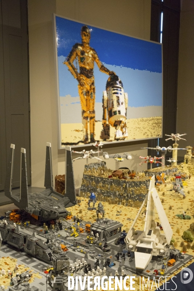 Cine en briques  expo lego a versailles