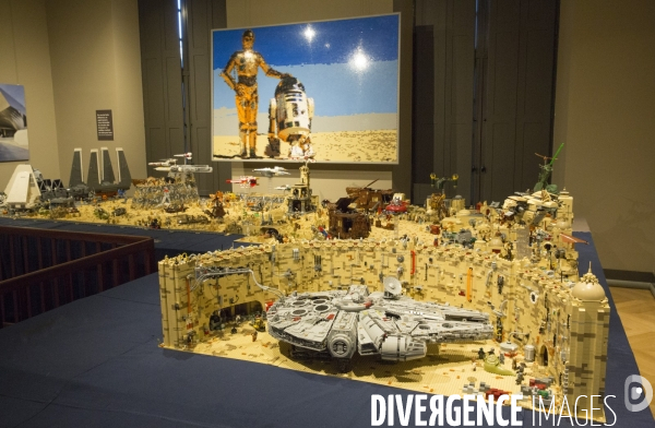 Cine en briques  expo lego a versailles