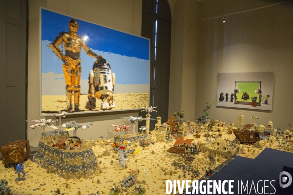 Cine en briques  expo lego a versailles