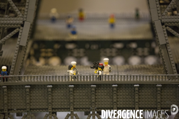 Cine en briques  expo lego a versailles