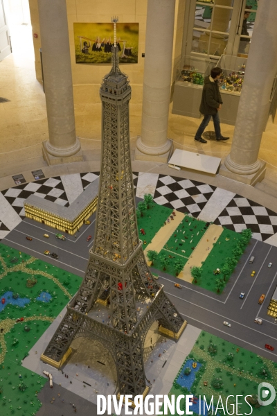 Cine en briques  expo lego a versailles