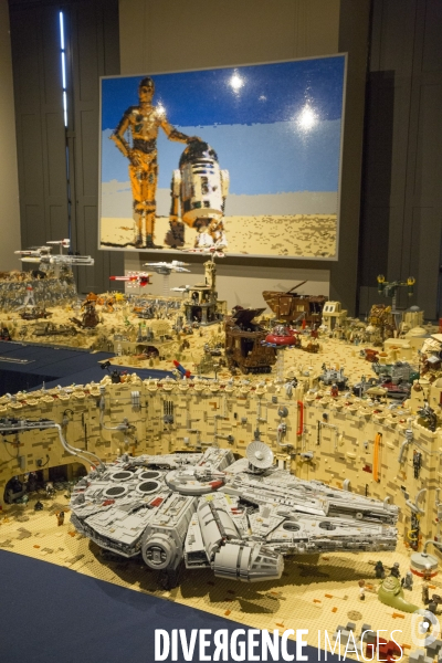 Cine en briques  expo lego a versailles